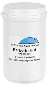 250 g liposomales Berberin (LipoAvail®/AFEGA®), die Alternative zu Metformin - 500 Kapseln zu je 500 mg